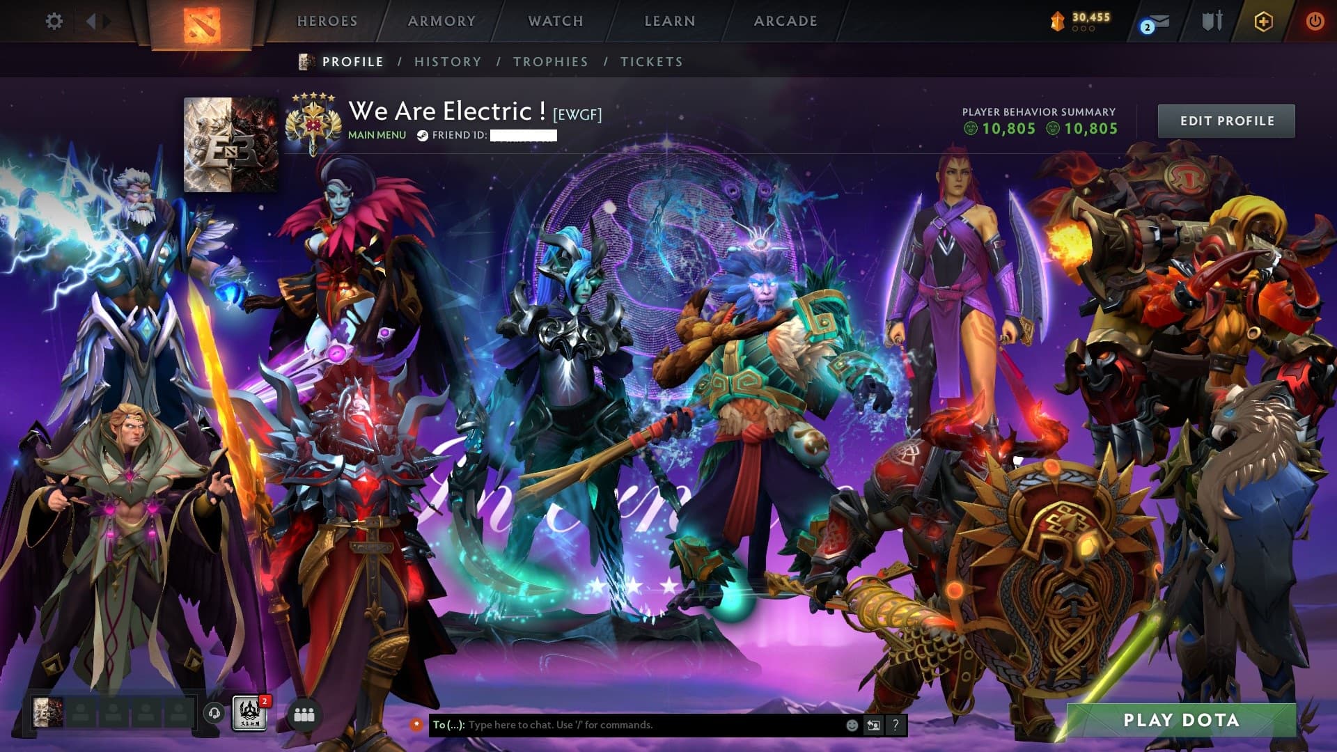 Legend V | MMR: 3595 - Behavior: 10805 - Communication: 10805 - Image 1