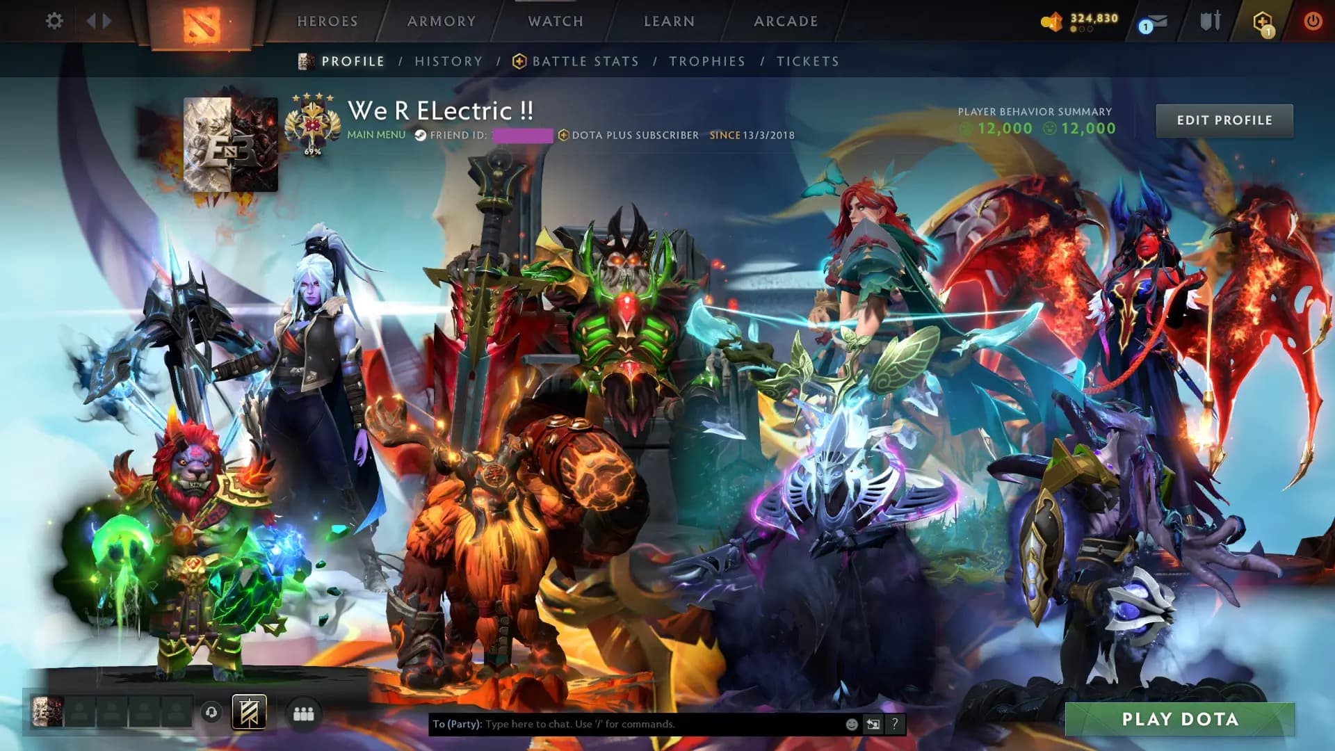 Legend IV | MMR: 3649 - Behavior: 12000 - Communication: 12000 - Image 1