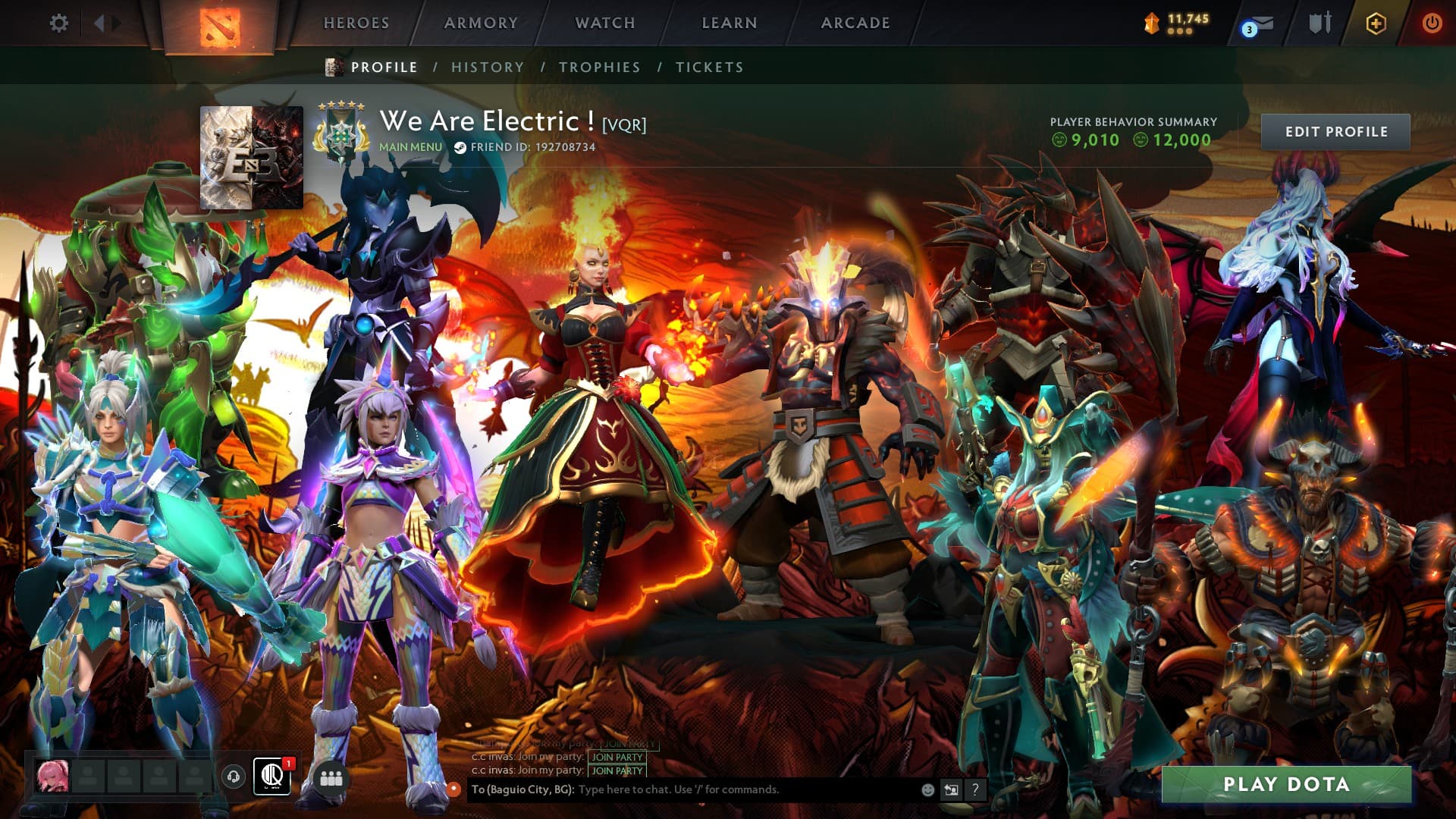 Archon V | MMR: 2891 - Behavior: 12000 - Communication: 9010 - Image 1