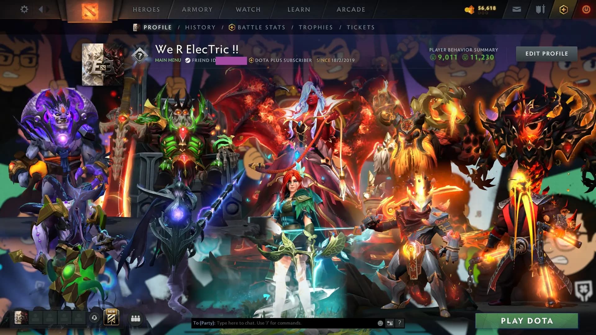 Immortal | MMR: 5600 - Behavior: 11230 - Communication: 9011 - Image 1